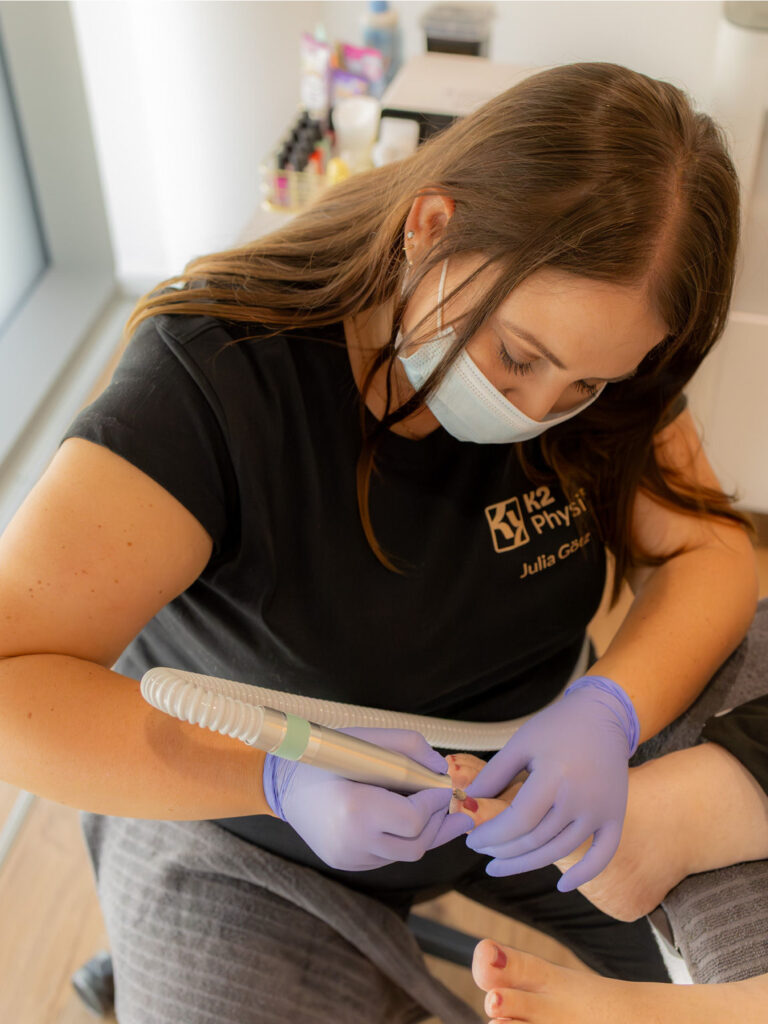 Fußpflege Kosmetikbehandlung bei K2 Physio+ in Offenburg